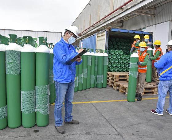 Covid-19: Proyecto Legado entrega nueva carga de dos mil cilindros de oxígeno a nivel nacional