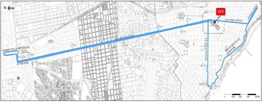 Clúster B - Circuito Ciudad (CCD) - Maratón-mapa