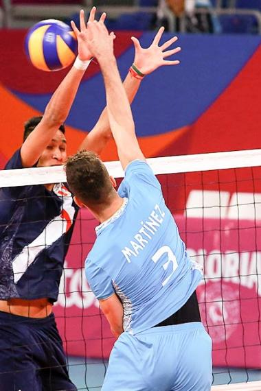 Argentina men’s volleyball team beat Peru 3-0 in an exciting match held at the Callao Regional Sports Village