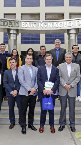 Carlos Neuhaus, Presidente del Comité Organizador expuso en la reunión desarrollada en la Universidad San Ignacio de Loyola.