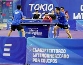 Los equipos de varones y mujeres alcanzaron el cupo en el Preolímpico de Tenis de mesa que se desarrolla en la VIDENA.