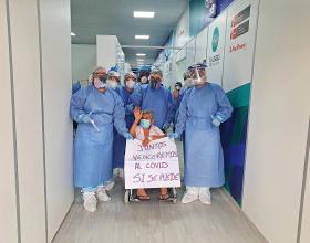 Cuatro pacientes vencen al Covid-19 y son las primeras altas del CAAT de Utcubamba