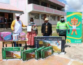 Puno: Legado dona televisores para reforzar educación remota beneficiando a 1200 escolares 
