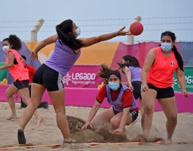 Retornan las competencias oficiales de beach handball en sede Legado del Complejo Panamericano Costa Verde