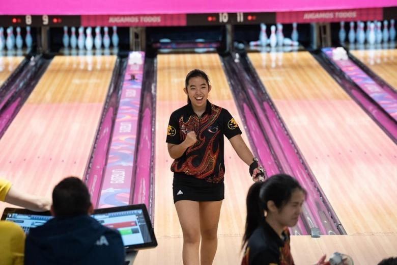 Yumi Yuzuriha, la promesa del Bowling peruano, fue becada y jugará en el extranjero (Foto: Federación Peruana de Bowling)