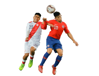 Futbolista peruano se enfrenta a su par chileno