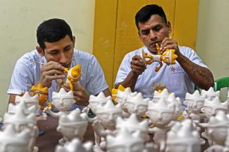 Lima 2019  MILCO FROM COLD PORCELAIN CLAY MADE BY INMATES OF  PENITENTIARIES IS VERY DEMANDED