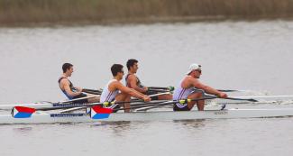 Uruguay won in the double sculls final B at Lima 2019