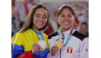 La deportista peruana revivió los momentos de la disputa de la medalla de oro con la representante de Venezuela.