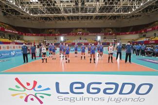 Arrancó la liga nacional superior de vóley en el Polideportivo Villa El Salvador 