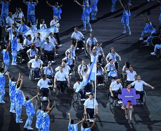 Argentina, abanderado Parapan